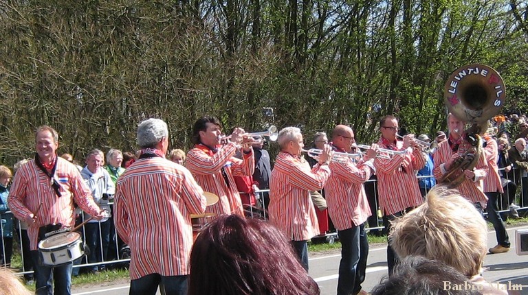 Musikanter vid Keukenhof